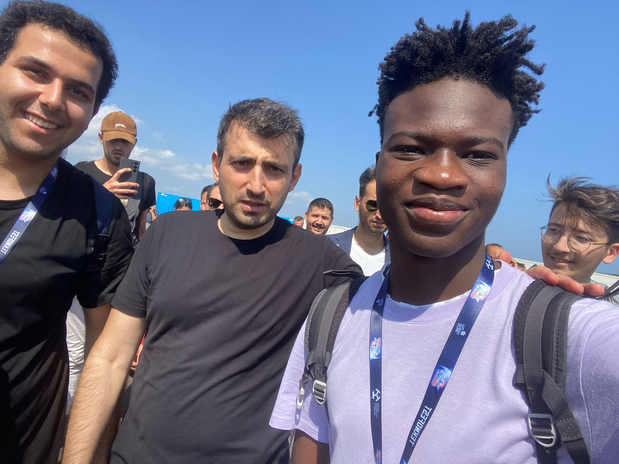 With Selçuk Albayrak — TEKNOFEST Chairman