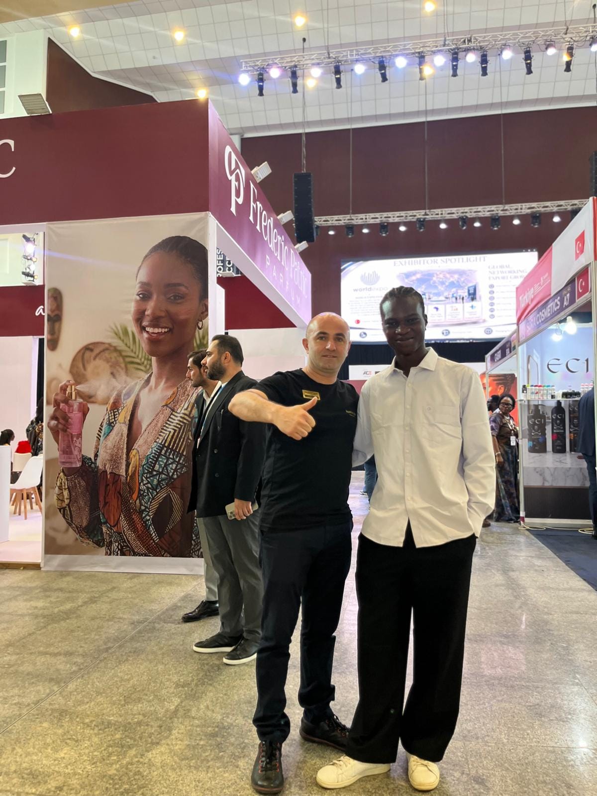 With Turkish Exhibitor